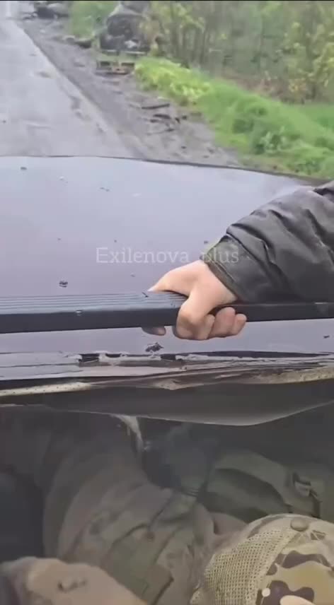 Russian Soldiers Moving Through Another "Road of Death"