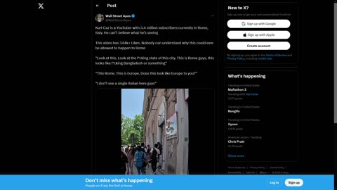 Italy White Genocide - Rome Invasion Exposed by YouTuber
