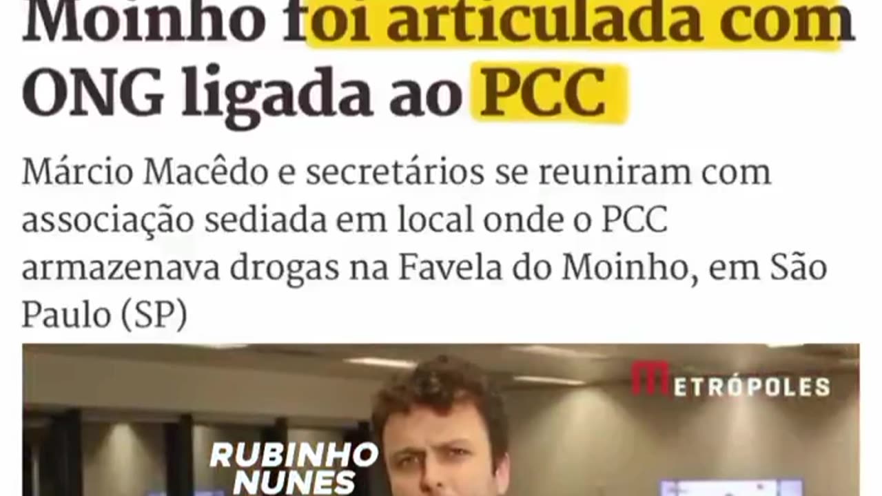 Visita de Lula à Favela do Moinho foi articulada com ONG ligada ao PCC Márcio Macêdo e secretários se reuniram com associação sediada em local onde o PCC armazenava drogas na Favela do Moinho, em São Paulo (SP) Por: Metrópoles