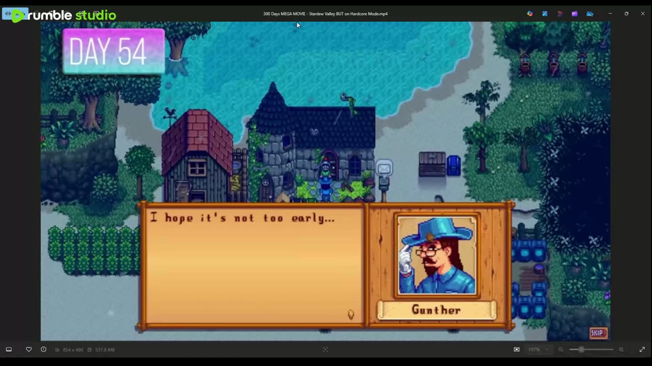 LIVE 300 Days - Stardew Valley BUT on Hardcore Mode