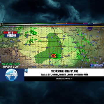 🌩️ Convective Outlook Day 2: Severe Potential! 4/15/25 #shorts #weatherupdate