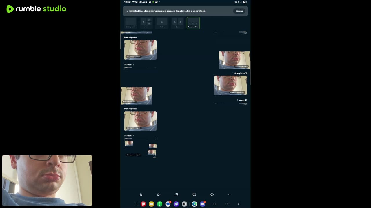 im live on rumble