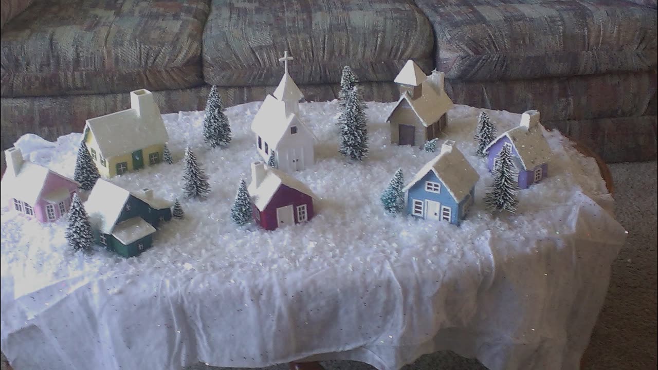 Matchstick Christmas Villages