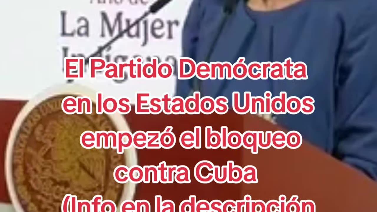 Presidenta mexicana habla sobre el arancel de 25% que impone Trump a petróleo Venezolano.