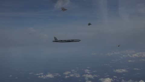 ✈️🛡️ Israel Iran War | Israeli F-35i and F-15i Jets Escort US B-52 | RCF