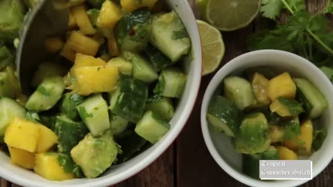 Tropical Cucumber Salad