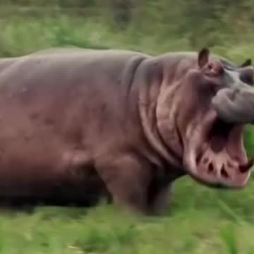El Hipopótamo La Bestia Capaz de Partir Cocodrilos por la Mitad😳🦛