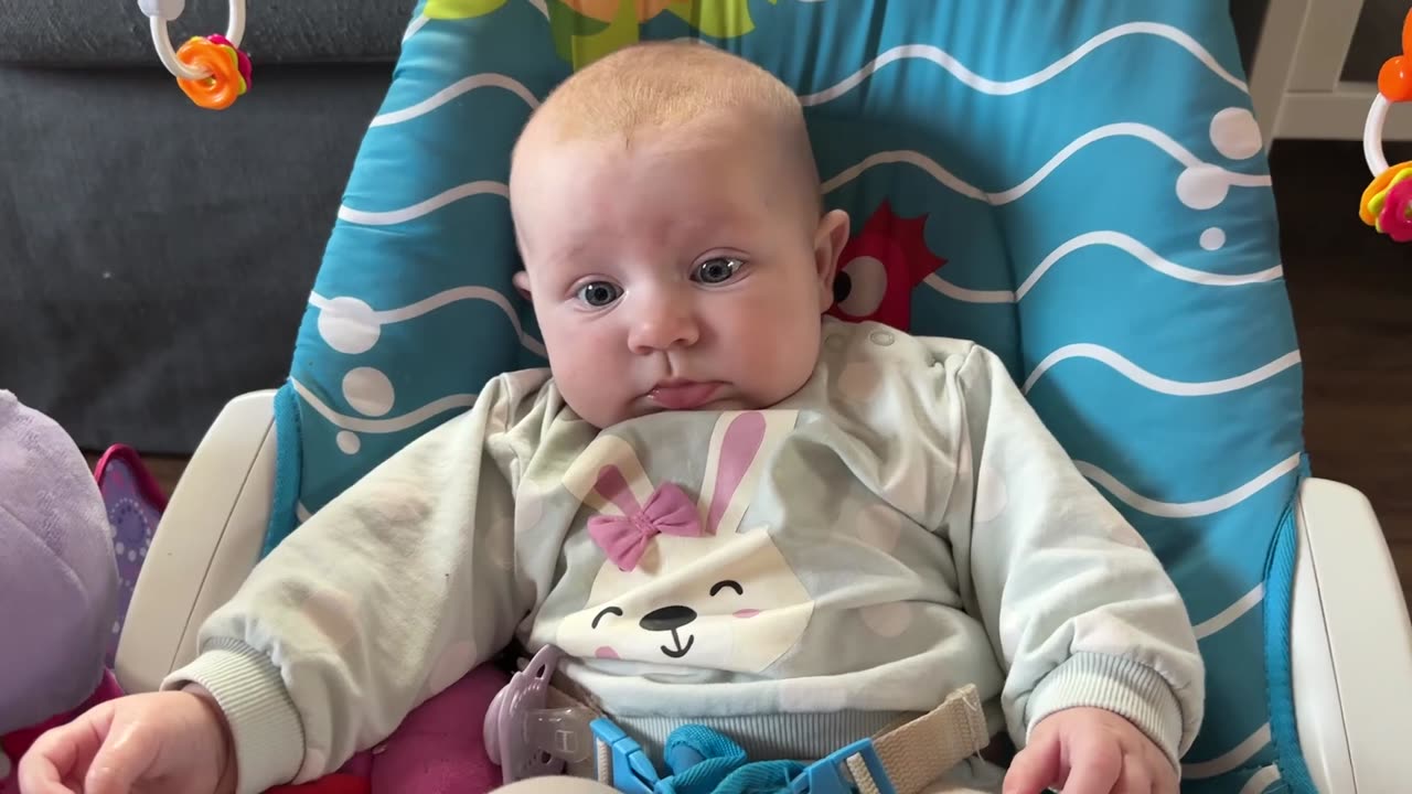 Baby Kayla Day 131 – Daddy Plays with My Tiny Foot 🦶💕