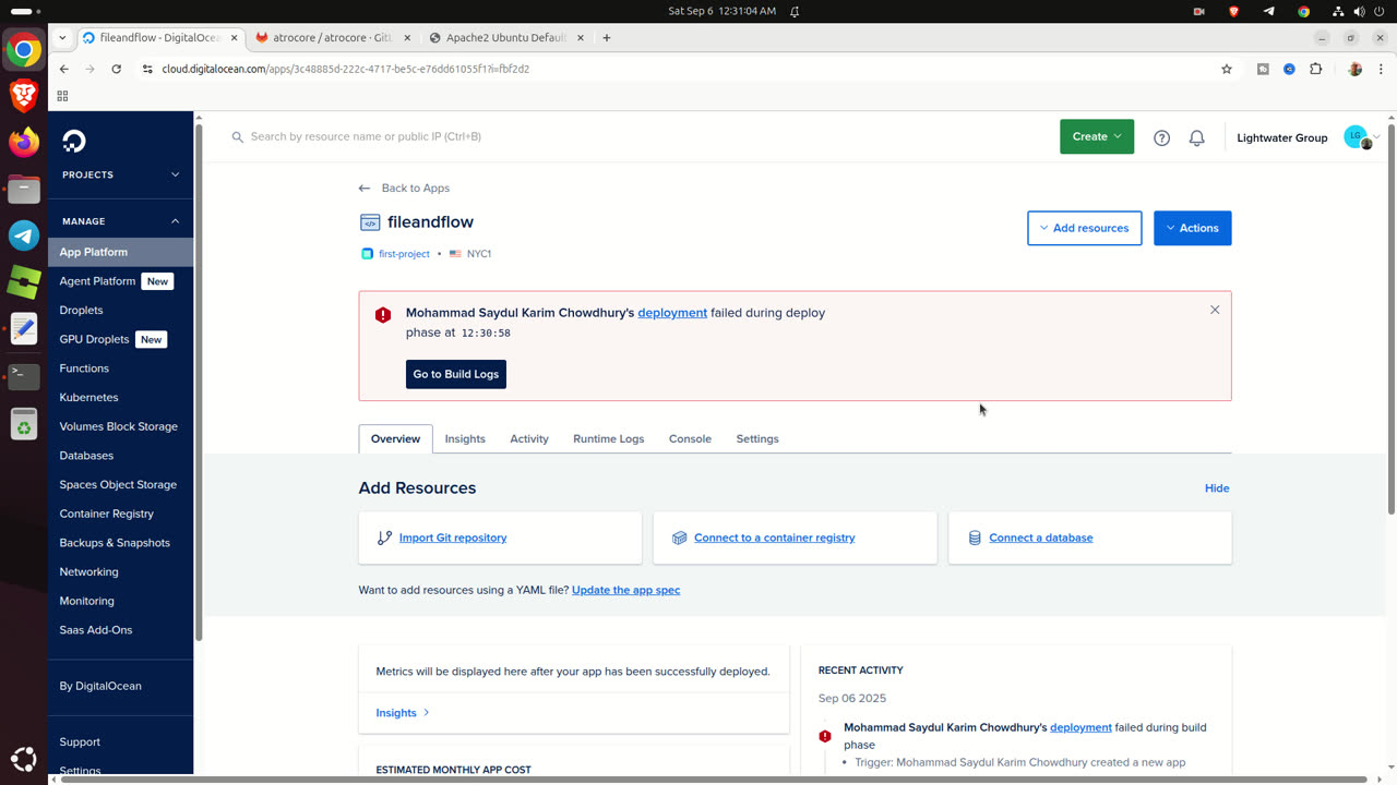 Deploy Your App on DigitalOcean – Easy Setup Service