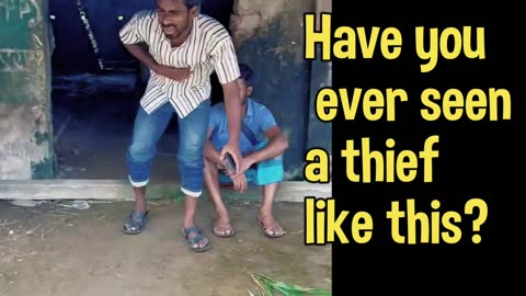 Have you ever seen a thief like this?🤣🤣