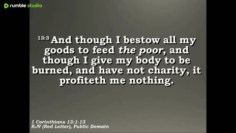 Bobby KIllmon - Concerning Charity