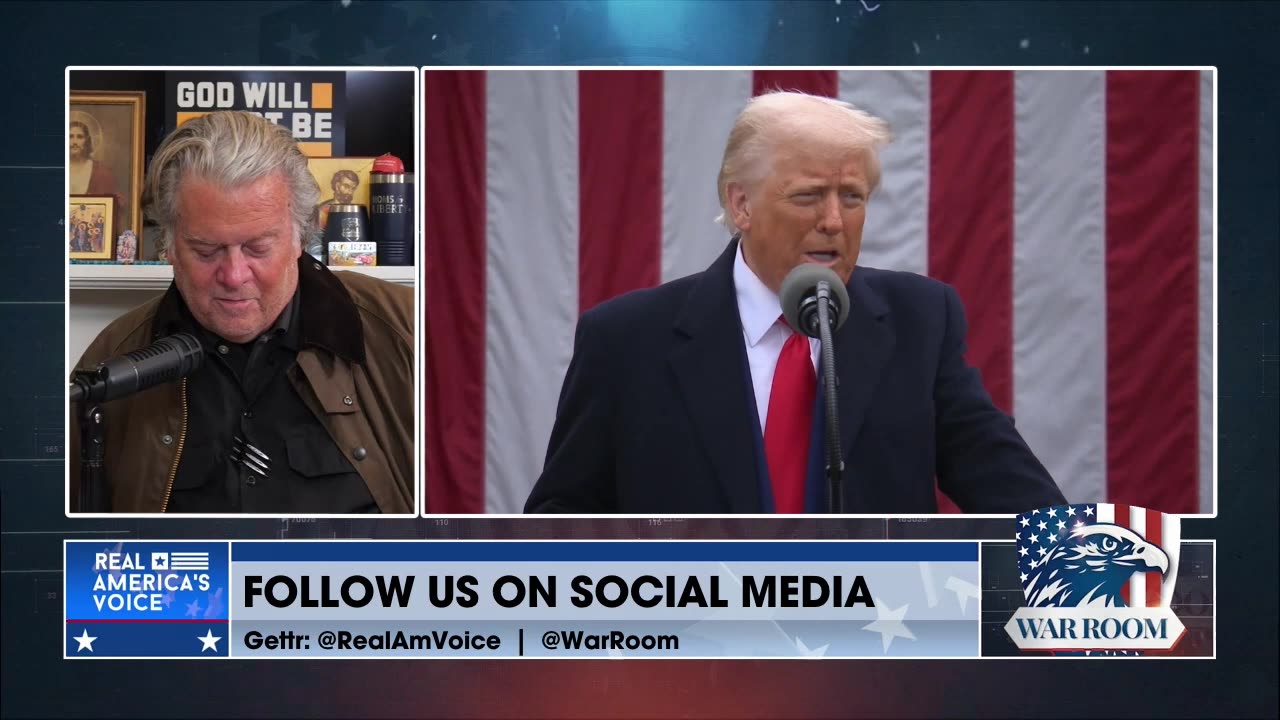 “He Is Shattering The System” Steve Bannon Reacts To President Trump’s Liberation Day