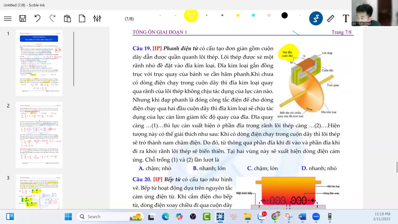 "Buổi 19: Máy biến áp, dòng điện fuco "