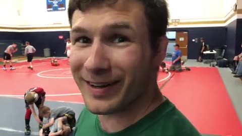 Breese Helping Kids at Scramble Camp