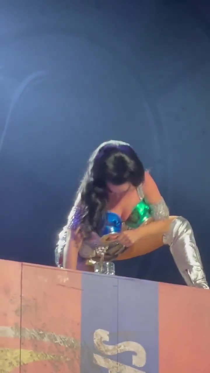 Retired Astronaut Katy Perry Performing