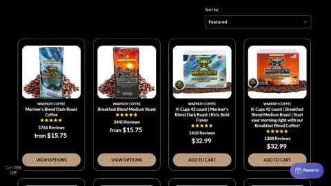 TEJ GILL: 20% OFF WARPATH COFFEE