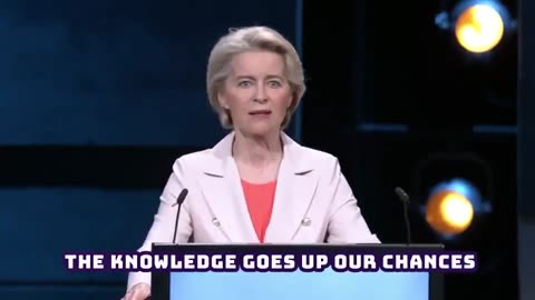 Ursula von der Leyen describing free speech as a virus and censorship as its vaccine.