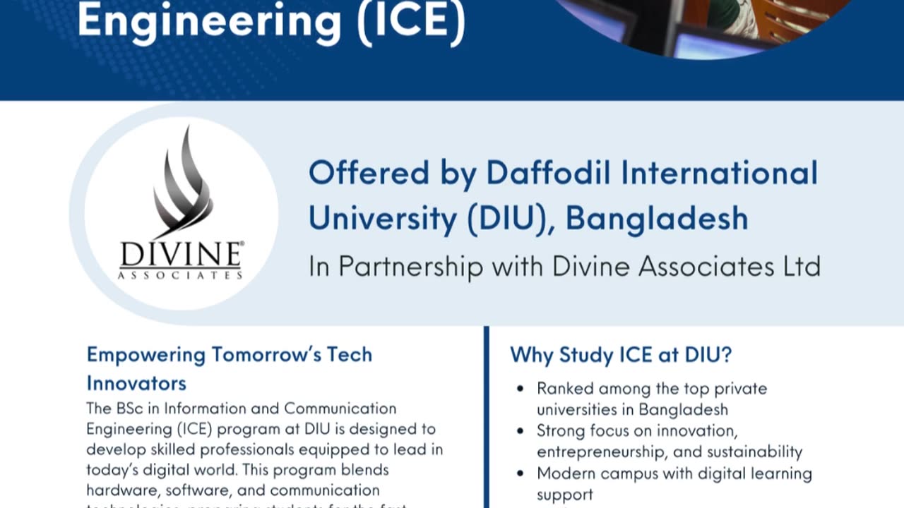 Shape the Digital Future – Study ICE at DIU through Divine Associates Ltd