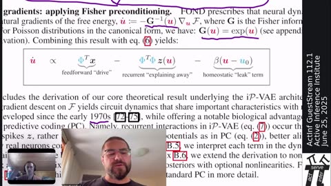 ActInf GuestStream 112.1 ~ Brain-like variational inference (Hadi Vafaii)