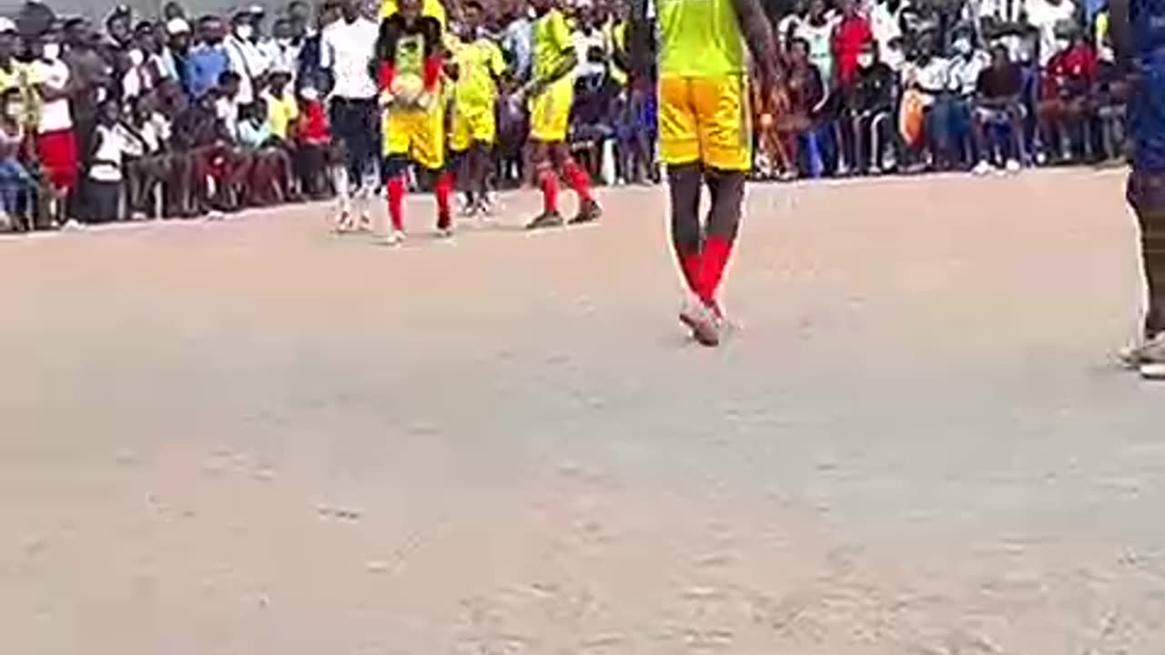 This is not real football hehehehe.🤣