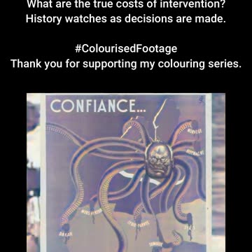 Interventionist Forces Propaganda Poster 1942 #ColourisedHistory