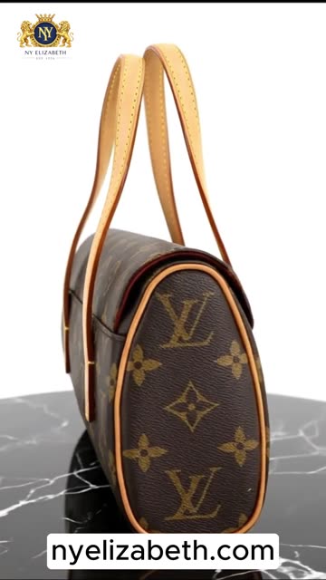 LOUIS VUITTON MONOGRAM SONATINE BROWN HANDBAG