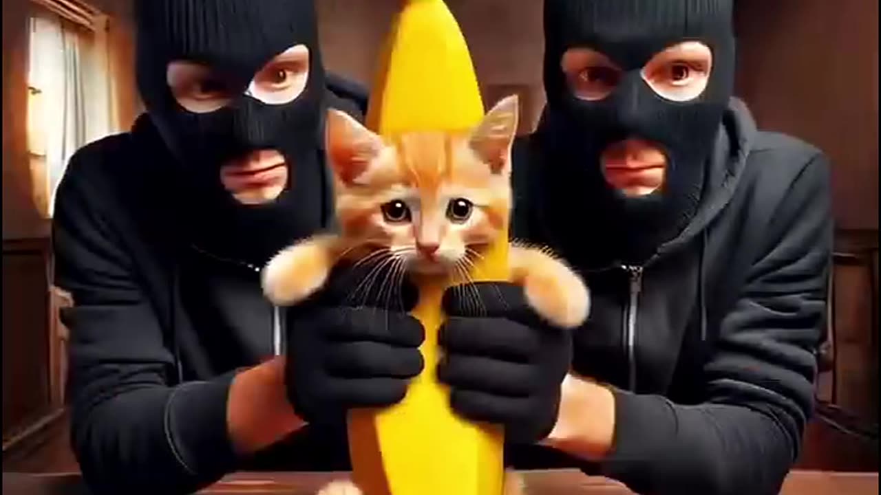 The Banana Cat Story 🍌🐱 | Funniest Cat Reaction Ever