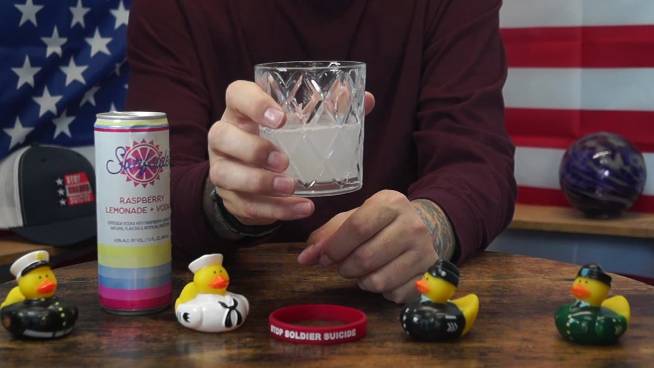 PFC Wilbert Linsenbardt - Surfside Raspberry Lemonade RTD Cocktail Review