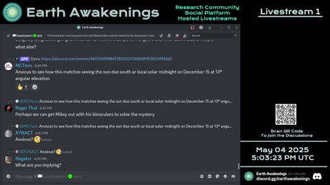 Earth Awakenings - Livestream 1 - #3149
