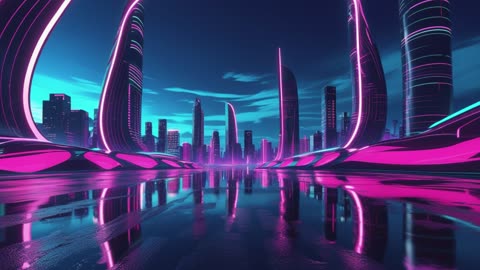 City Flying | Retro Synthwave Music 🎶 (No Copyright)