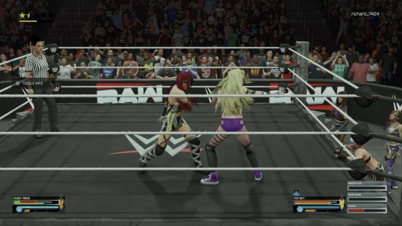 wwe 17 Casey Reed VS Iyo Sky