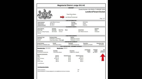 Lisa Richard 2024 Eviction Paper