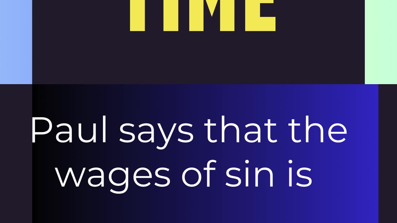 Mini Bible Quiz on the Wages of Sins