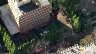 CAR CRASHES INTO RUSSIAN CONSULATE IN SYDNEY