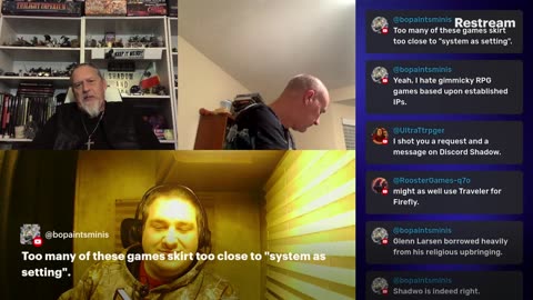 SATURDAY NIGHT SCI FI SHADOWCHAT 2026 RPGS we hope to play