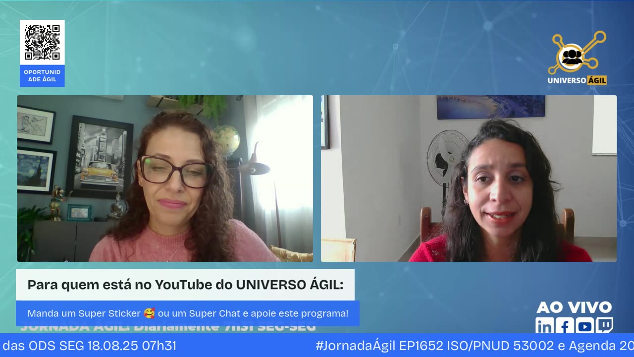 #JornadaÁgil EP1652 ISO/PNUD 53002 e Agenda 2030: Agilizando Resultados com o PDCA das ODS SEG 18.08.25 07h31