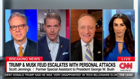 Scott Jennings Dunks Head In Trash Can Upon Mention Of Trump-Musk Feud