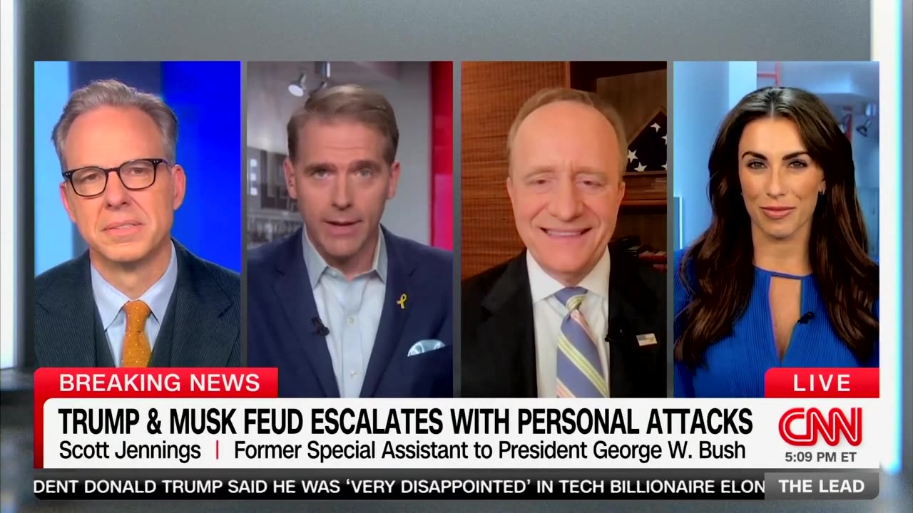 Scott Jennings Dunks Head In Trash Can Upon Mention Of Trump-Musk Feud