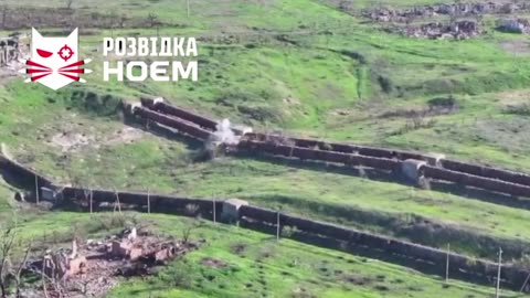 Drone Going After Russian Soldiers Hiding Inside of Disused Pipeline