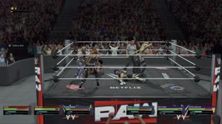 wwe 2k25 304 universe Triple Threat Toenado Tag