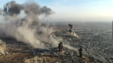 the Israeli Air Force launched a major aerial assault on northern Gaza’s Beit Hanoun