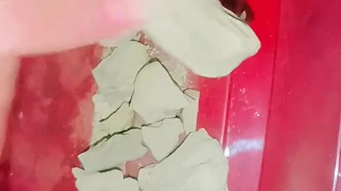 Clay eating chalk eating asmr