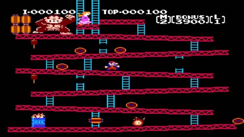 Donkey Kong Japan Game A Level 1