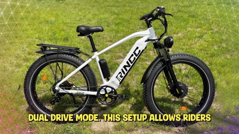 Rincc RN70 Electric Bike 3000W Two Motors 48V 20AH 960WH Battery 26 Inch Wide Tyre MTB Electric Bike
