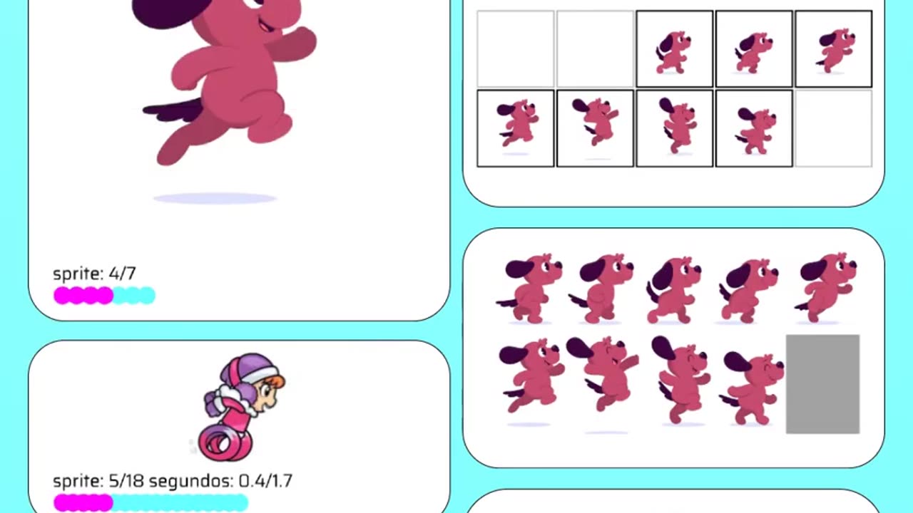 How to convert a sprite sheet to an animated GIF _ Sprite animation cutter - Google Play and Itch.io