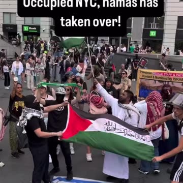 It never ends 🤬🤦‍♂️ Occupied NYC, hamas has taken over! 🥵🤦‍♂️🥷