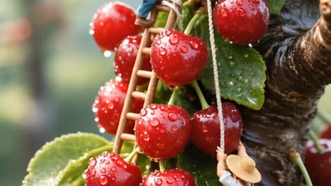 Miniature Farmers Harvesting Giant Fruits 🍒🍌 | Creative Art Animation