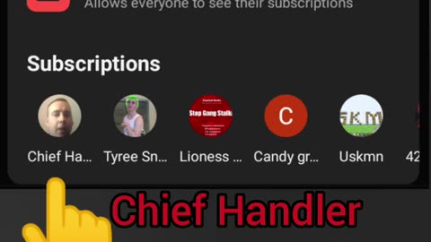 Donovan Shouldis is NOT friends with Chief Handler.