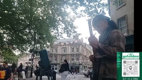 Jazz Nano Street Edition: Busking in Bath, England: 2025 Tour in UK
