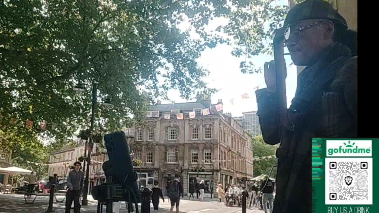 Jazz Nano Street Edition: Busking in Bath, England: 2025 Tour in UK
